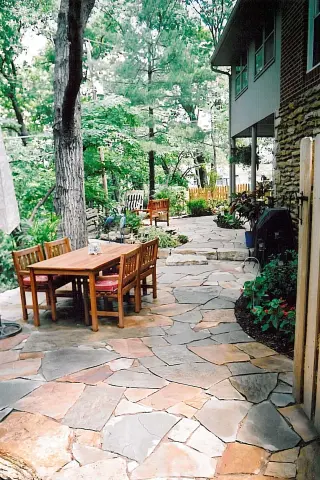 Elegant residential patio